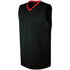 Russell Athletic Youth Transition Jersey (332371-C), Color 'Black/Scarlet'
